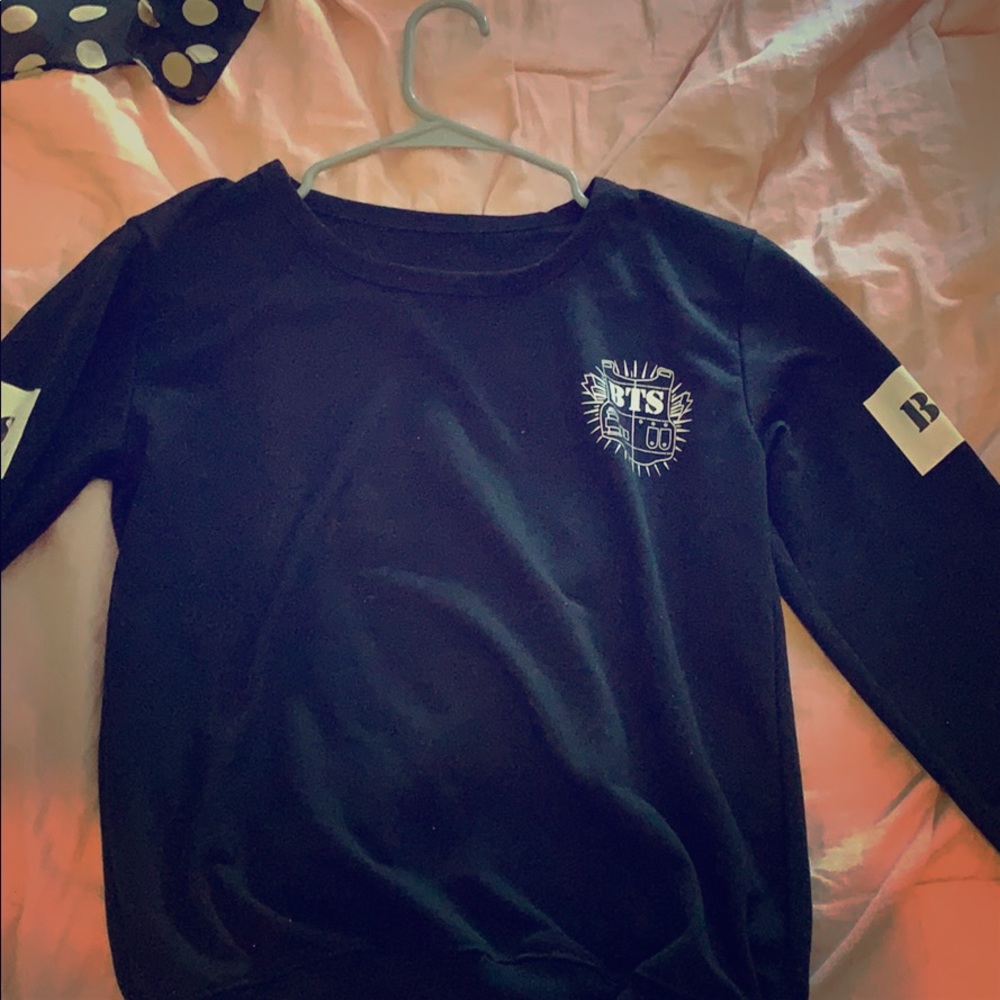 BTS Jung Kook Long Sleeve Varsity Shirt Size S